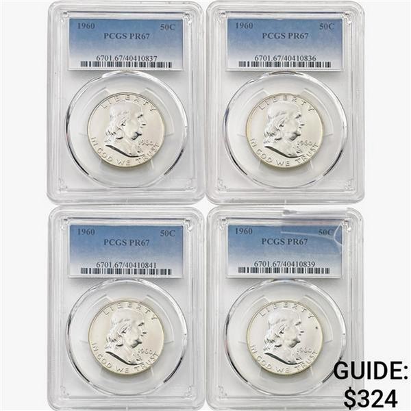 [4]1960 Franklin Half Dollar PCGS PR67
