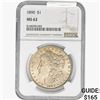 Image 1 : 1890 Morgan Silver Dollar NGC MS62