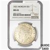 Image 1 : 1921 Morgan Silver Dollar NGC MS65