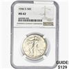 Image 1 : 1946-S Walking Liberty Half Dollar NGC MS62