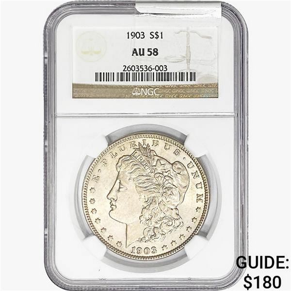 1903 Morgan Silver Dollar NGC AU58