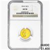 Image 1 : 1914 $2.50 Gold Quarter Eagle NGC AU58