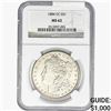 Image 1 : 1884-CC Morgan Silver Dollar NGC MS62