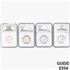 Image 1 : [4]1946-1964 Washington Silver Quarter NGC MS/PF65-69
