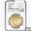 Image 1 : 1921 Silver Peace Dollar NGC MS62