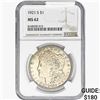 Image 1 : 1921-S Morgan Silver Dollar NGC MS62