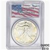 Image 1 : 1989 Silver Eagle PCGS Gem UNC  WTC Ground Zero