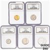 Image 1 : [5]1965 U.S. SMS Set [1C-50C] NGC MS66