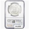 Image 2 : 1896 Morgan Silver Dollar NGC MS64