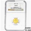 Image 1 : 1857 Rare Gold Dollar NGC AU58