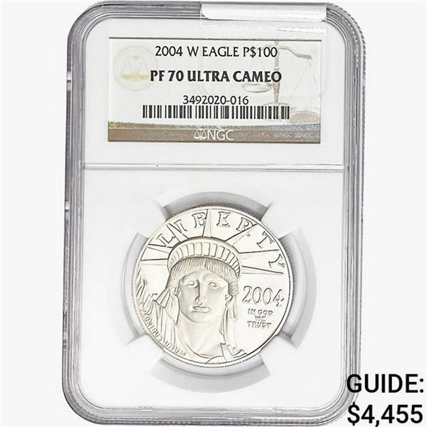 2004-W 1oz Platinum $100 Eagle NGC PF70 UC