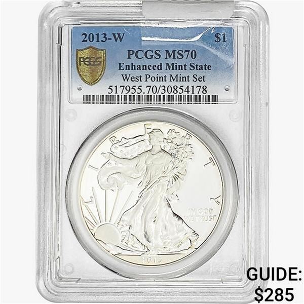 2013-W Silver Eagle PCGS MS70