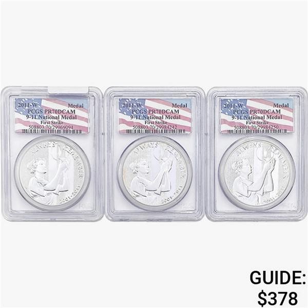 [3]2001-W   PCGS PR70 DCAM