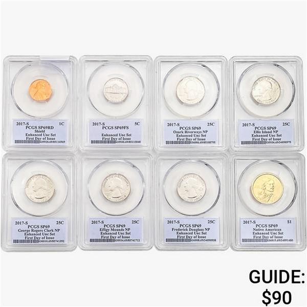 [8]2017-S Enhanced UNC Set [1C-$1] PCGS SP69