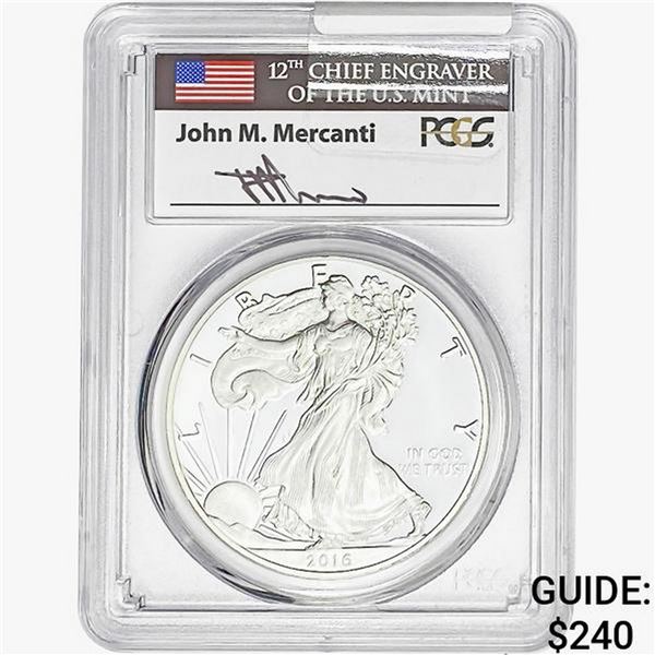 2016-W Silver Eagle PCGS PR70 DCAM