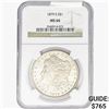 Image 1 : 1879-S Morgan Silver Dollar NGC MS66