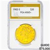 Image 1 : 1902-S $20 Gold Double Eagle PGA MS65+