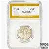 Image 1 : 1919 Standing Liberty Quarter PGA MS63