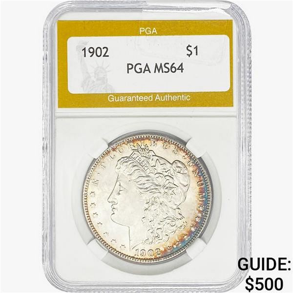 1902 Morgan Silver Dollar PGA MS64