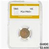 Image 1 : 1865 Seated Liberty Dime PGA PR65+