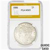Image 1 : 1886 Morgan Silver Dollar PGA MS65