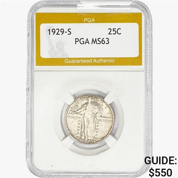 1929-S Standing Liberty Quarter PGA MS63