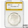 Image 1 : 1884-CC Morgan Silver Dollar PGA MS65+ PL
