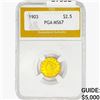 Image 1 : 1903 $2.50 Gold Quarter Eagle PGA MS67