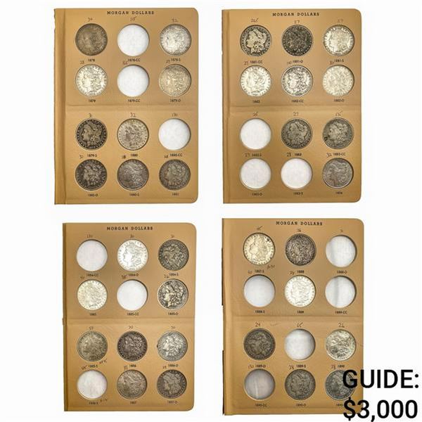 1878-1890 [34] Morgan Silver Dollar Album