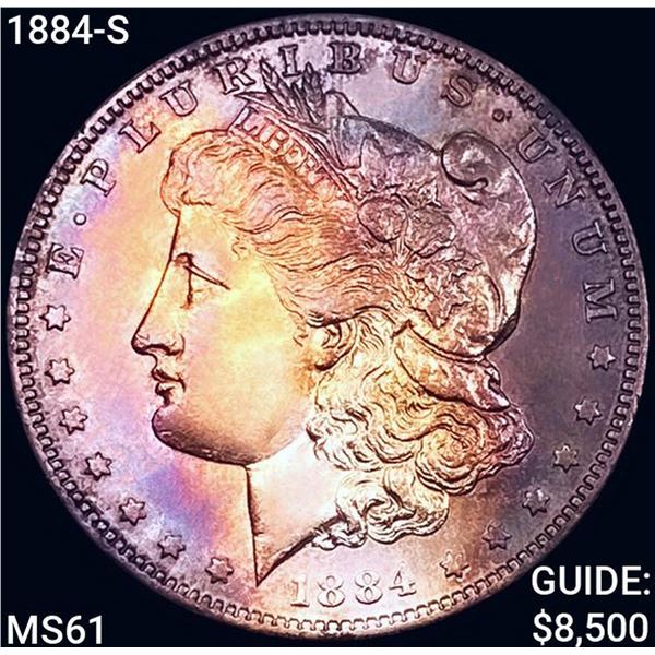 1884-S Morgan Silver Dollar UNCIRCULATED