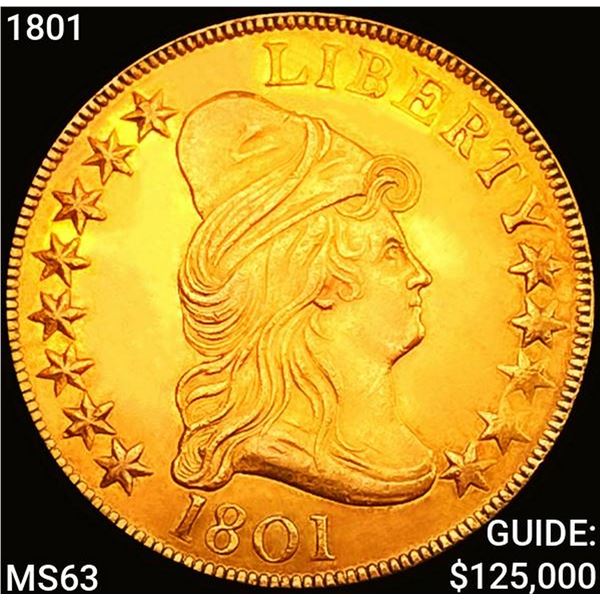 1801 $10 Gold Eagle CHOICE BU
