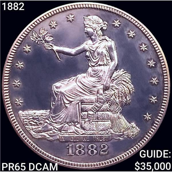 1882 Silver Trade Dollar GEM PROOF DCAM