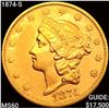 Image 1 : 1874-S $20 Gold Double Eagle UNCIRCULATED