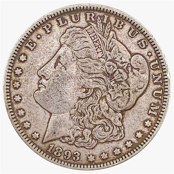 1893 Morgan Silver Dollar LIGHTLY CIRCULATED