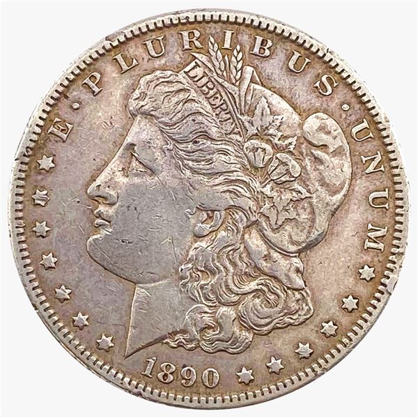 1890-CC Morgan Silver Dollar Lightly Circulated