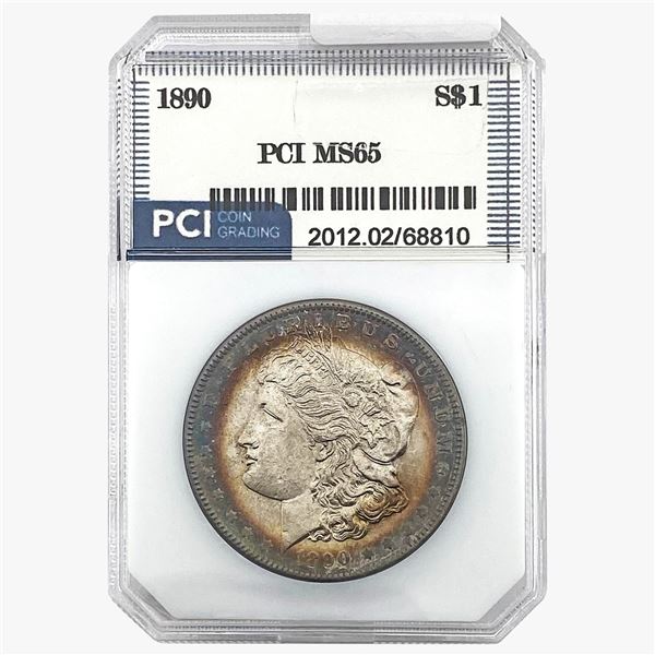 1890 Morgan Silver Dollar PCI MS65