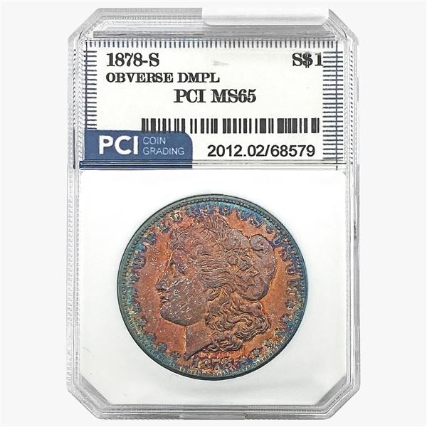 1878-S Morgan Silver Dollar PCI MS65