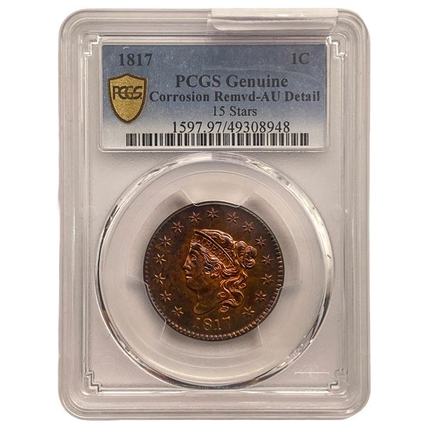 1817 Coronet Head Large Cent PCGS Genuine