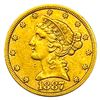 1887 $5 Gold Half Eagle