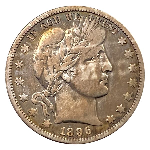 1896-O Barber Half Dollar