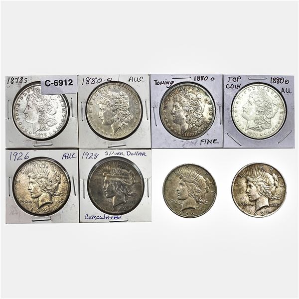 [8]1878-1928 Silver Morgan & Peace Dollars
