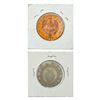 Image 2 : [2] Massachusetts Colonial Restrike Cents CU