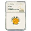 1915 $2.50 Gold Quarter Eagle NGC MS60