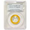 Image 1 : 2000-W $10 1/4oz Gold Library of Congress PCGS PR69 DCAM