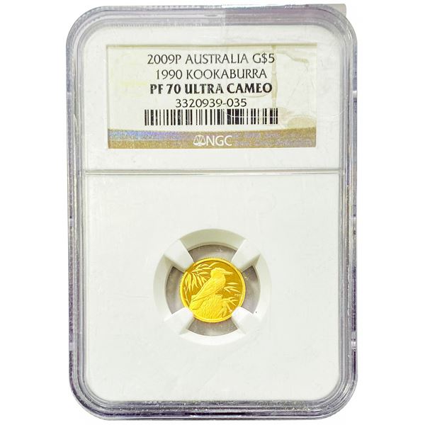 2009-P G$5 Kookaburra NGC PF70 Ultra Cameo