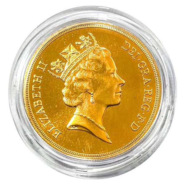 1985 UK 5P 1.1775oz Gold Coin