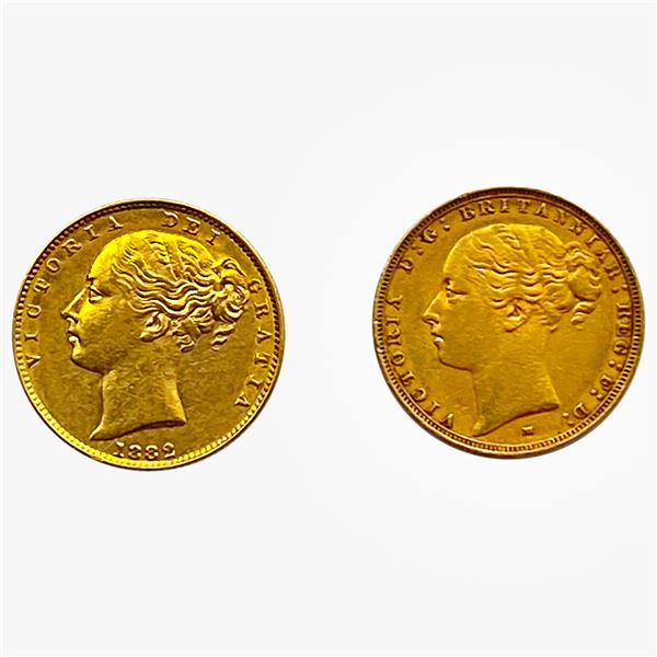[2] 1882-1886 Gold Sovereigns