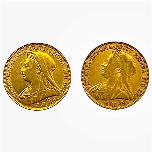 [2] 1893-1901 Gold Sovereigns