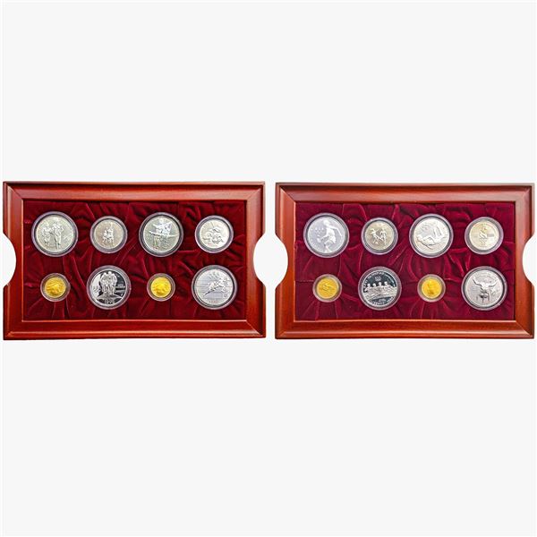 [16] 1996 Olympic Gold & Silver Coins Proof Set