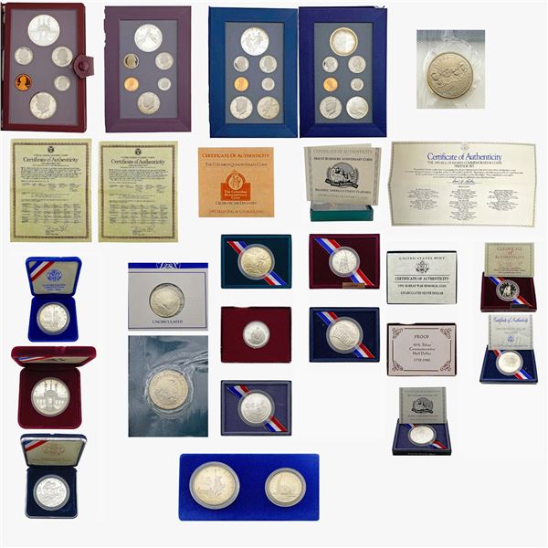 [39] 1982-1995 U.S. Proof Sets/Coins